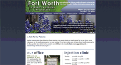 Desktop Screenshot of fwallergy.com